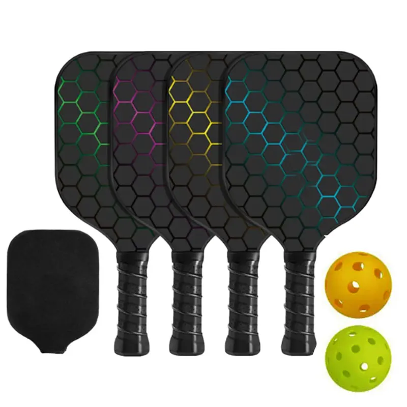 

Набор ракеток Pickleball, сотовые ячейки, портативный чехол для ракетки, сумка для переноски, Подарочный комплект, Спортивная доска для дома и улицы