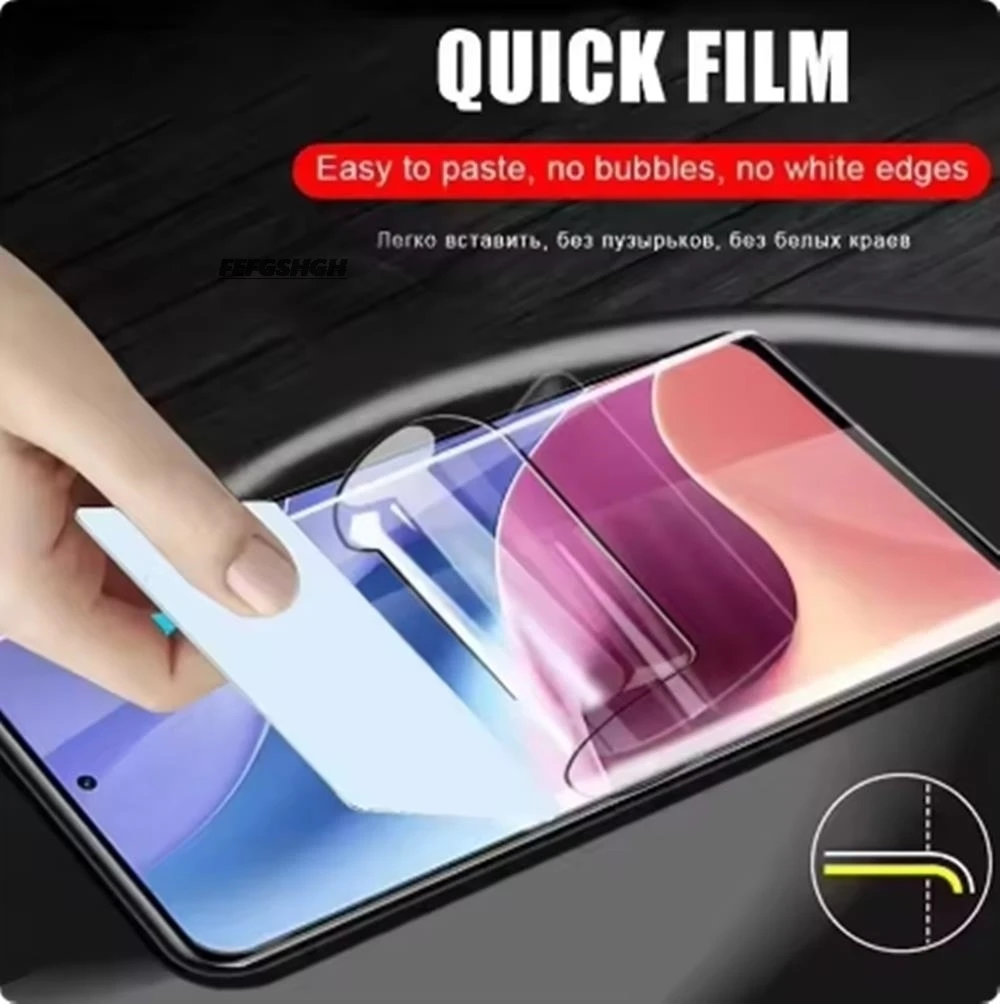 2PCS Full Hydraulic Hydrogel Film Ultra Protective Screen Protector Cover
