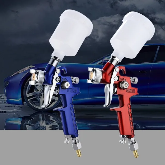 Spray Guns Mini Hh2000 Pneumatic Spray Paint Sprayer 0.8mm/1.0mm Nozzle  Professional HVLP Paint Spray Gun For Painting Car Pneumatic Gun 230615  From Men10, $11.05