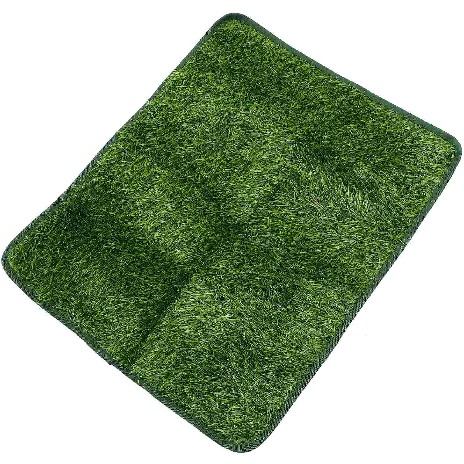 

Popetpop Turf Grass Dog Pad Washable Pet Pee Pads Artificial Patch Potty Training Mat Reusable Incontinence Bed Absorbing Pets