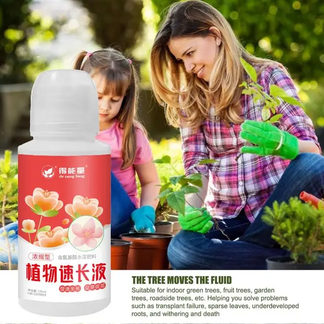 Zamatos Műtrágya Hordozható Növekedés Promóció Gyors Gyökérnövekedés Fokozza A Folyékony Multi Tápanyagokat Növények Udvarának Kertjéhez - Image 2