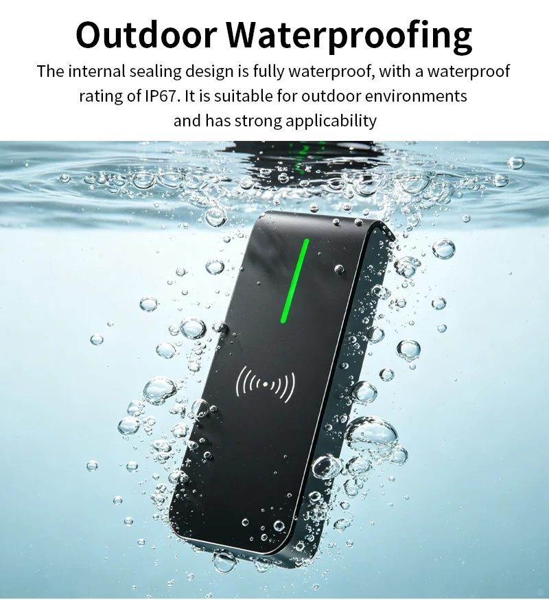 Waterproof RFID Proximity Card Reader for Access Control Systems