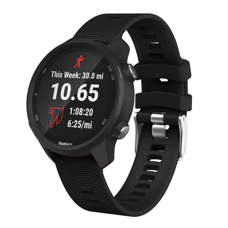 Premium Soft Silicone Smartwatch Wristband - Universal Fit