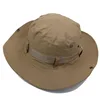 Custom Print Logo Outdoor Sunscreen Big Eaves Camping Bucket Hat Men and Women Denim Sunshade Drawstring Breathable Fishing Cap 5