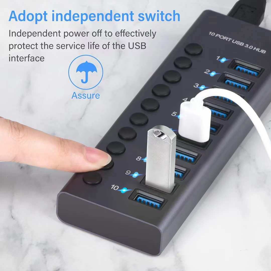 Splitter, Adaptador de Energia, Expansor Múltiplo, Acessórios