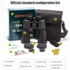 Borwolf 10-380X100  High Magnification Long Range Zoom 10-60 Times Hunting Telescope Binoculars  HD Professiona  Zoom 6