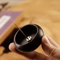 Multi-Purpose Wooden Incense Burner Functional Incense Stick Holder for Meditation Room, Prayer Space, and Living Area - Image 2