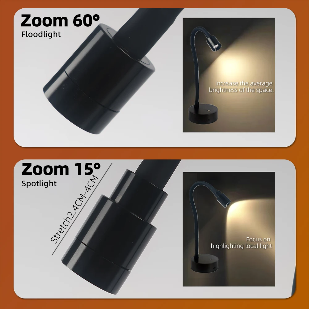 LED 스포트라이트 야간 조명 USB 프로젝터 파티 장식 무드 조명 침실 거실 벽 사진 창 디스플레이