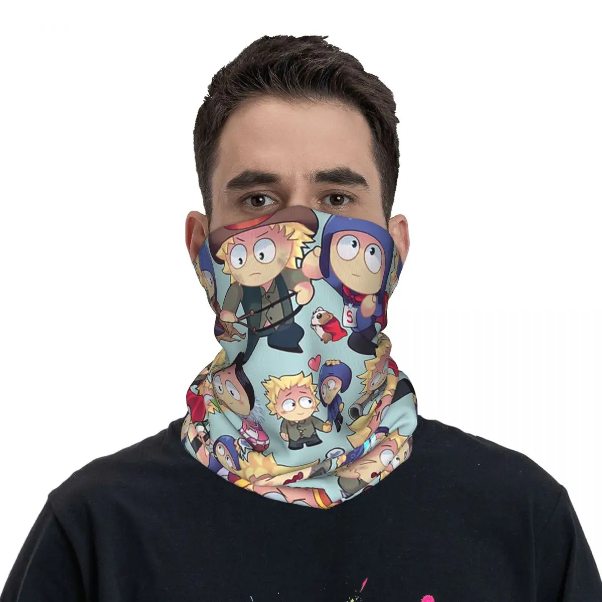 

Southpark Bandana Neck Gaiter Printed Cartoon Anime Mask Scarf Multifunctional Headwear Outdoor Sprots Unisex Adult Winter