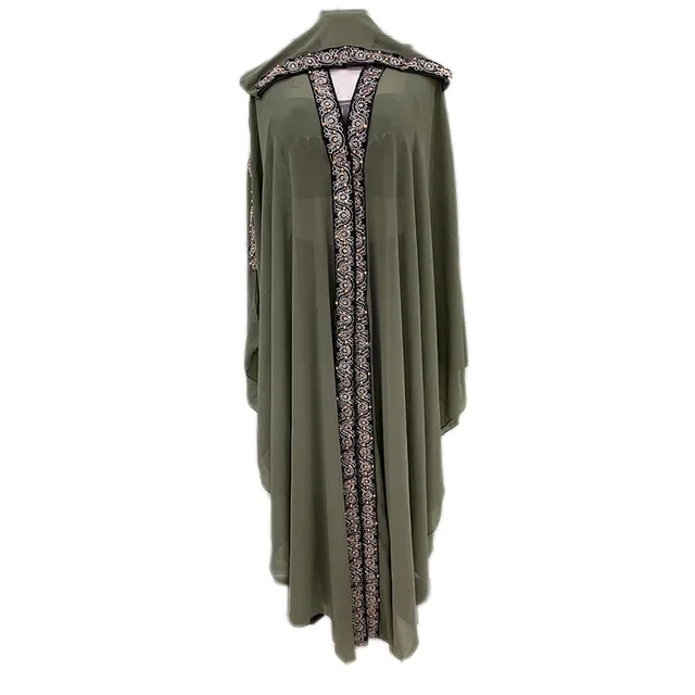 Ramadan Abaya dubaï caftan musulman Hijab robe Robes de soirée africaines pour femmes Kimono Robes Caftan Islam vêtements musulman Abaya