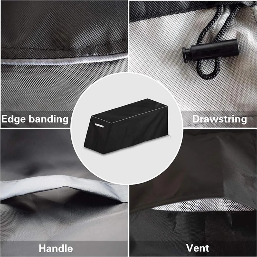 Gym Equipment Protection 152*46*54cm Sit-Up Board Cover Gym Equipment Cover 210D Oxford Cloth Adjustable Security Easy Handling