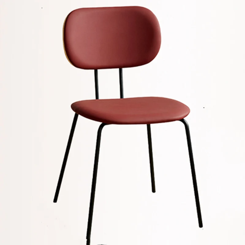 

Mid-century Cafe Dining Chair Stool Living Comfortable Luxury Chair Backrest Bedroom Muebles Kitchen Furniture