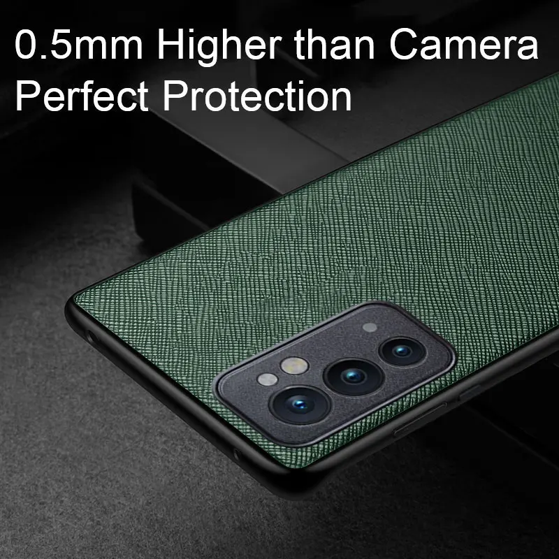 Luxury Cross-Pattern Leather Phone Case
