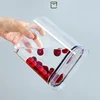 4Pcs Sealed Jars Set Kitchen Multigrain Grain Storage Tank Large Capacity Moisture-proof Transparent Plastic Box Sealed Jar Set 5