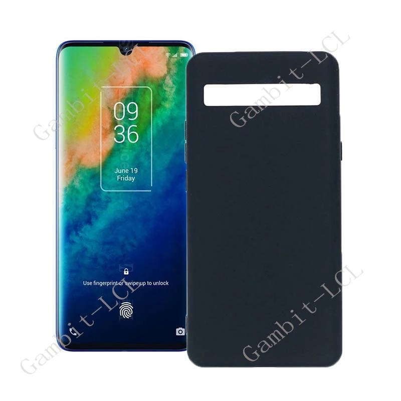 Original Protective TPU Back Cover for TCL 10 Plus - Soft Anti-Falling Design