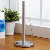 Stainless Steel Paper Towel Holder for Countertop Kitchen Organization Free Standing Tissue Holder for Kitchen Bathroom 2
