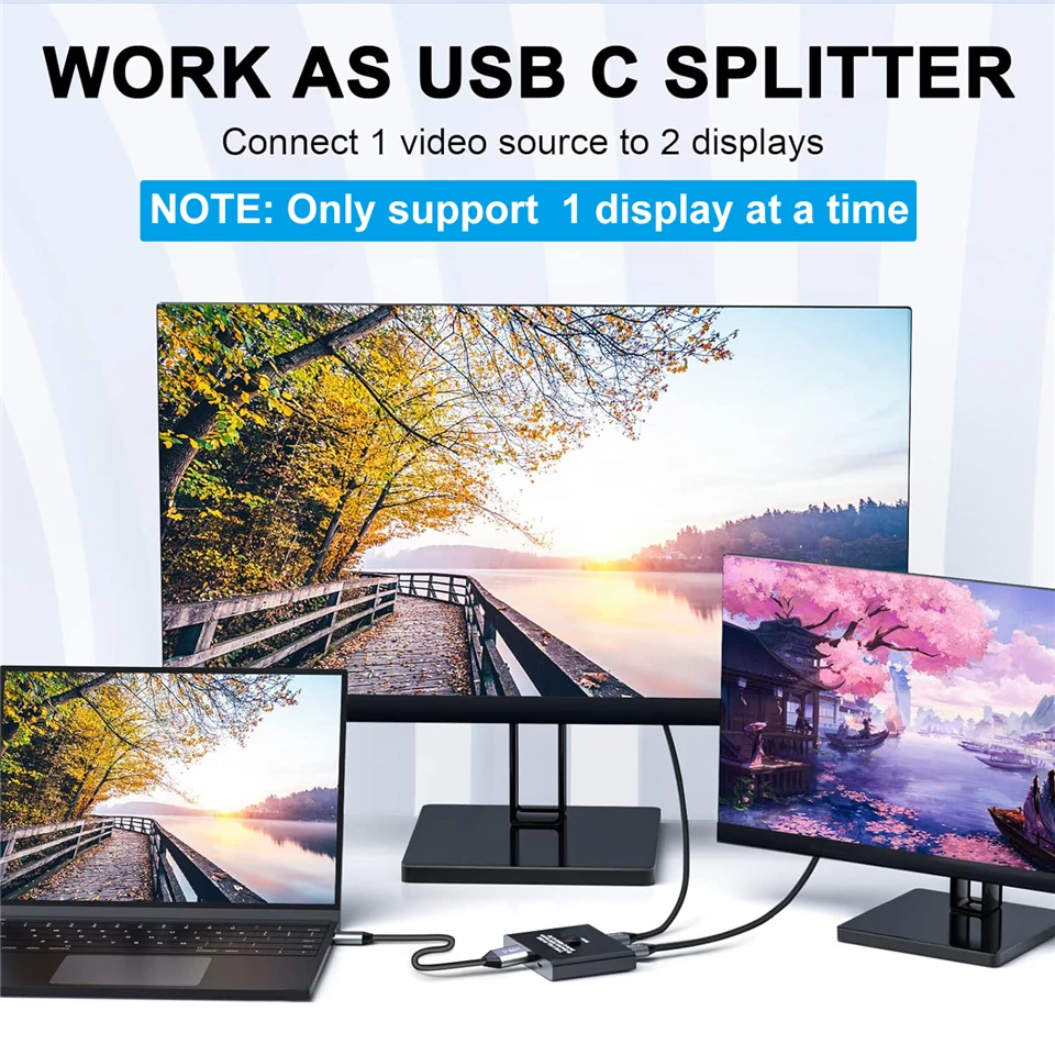 USB C Ÿ  ġ, USB 3.1 PD 100W й, Ʈ ƺϿ, 8K, 1x2, 2x1, 4K, 120Hz, Ʈ 4  ó