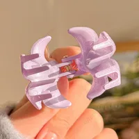 Flower Hair Claw Hawaiian Gradient, Mini Fashion Hair Clips for Women Baby Girls, Crab Barrette Headwear Hairpin Accessories - Image 6