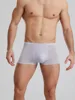 New arrival men knitted silk mid-waist boxers,natural silk unopened crotch U convex high-end underwear men 1