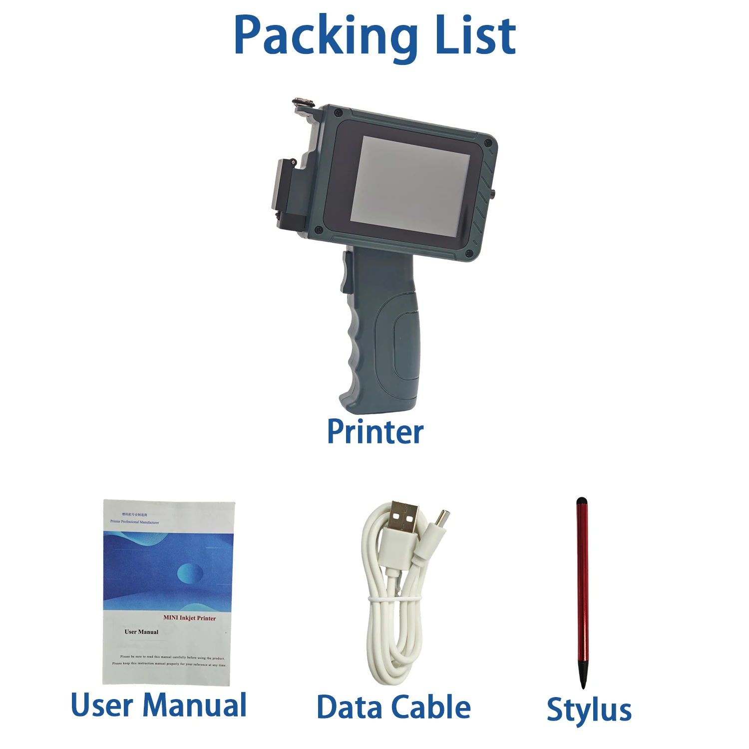 DCODE DC15 12.7mm Portable Handheld Inkjet Printer Mini Handheld Printer Non-encrypted QR Barcode Image Logo Date Coding Machine 6