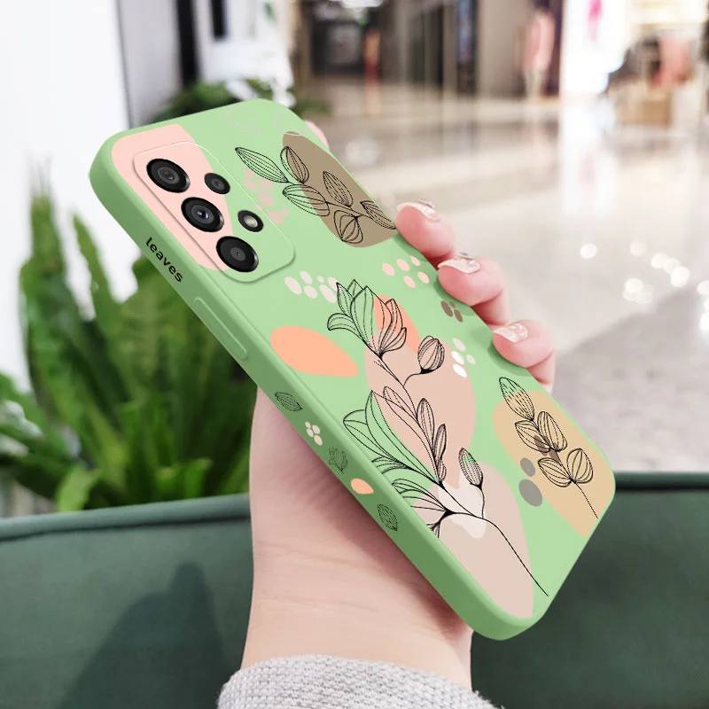Elegant Abstract Plants Phone Case - Nature-Inspired Design