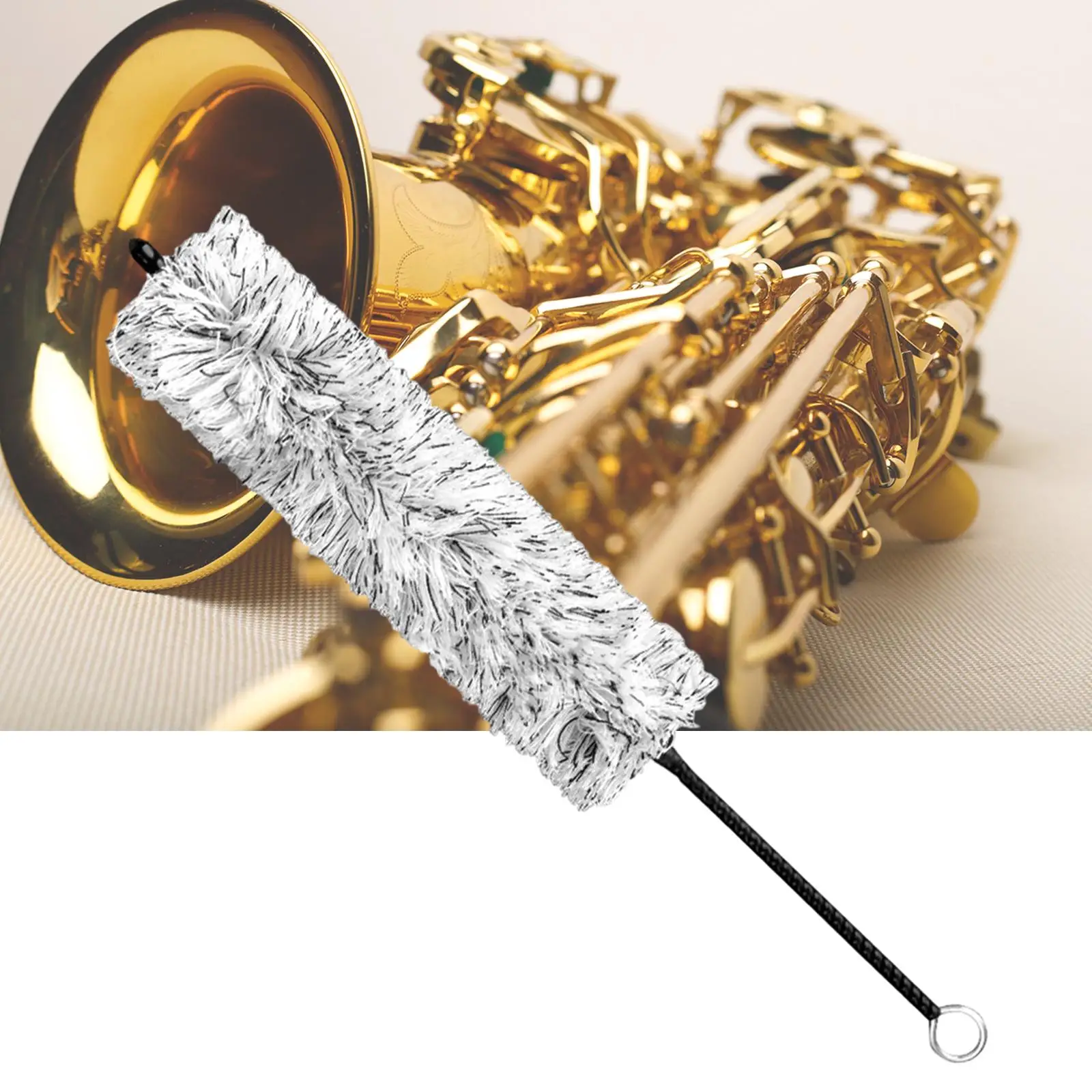 Sax Tromba Brush Soft Clarinetto Cleaner Per Piccolo Trombone Wind Instrument
