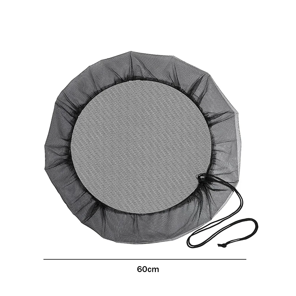 1-5pcs 60-120cm Rain Barrel Cover Mesh Netting For Rain Barrel Water Collection Bucket Raindrop Anti-fall Leaves Filter Net Water Protection