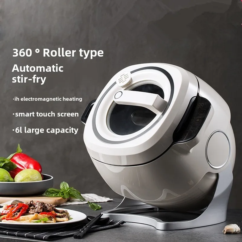Desktop multi-functional cooking machine Household and commercial roller type frying pan Automatic intelligent fried rice robot