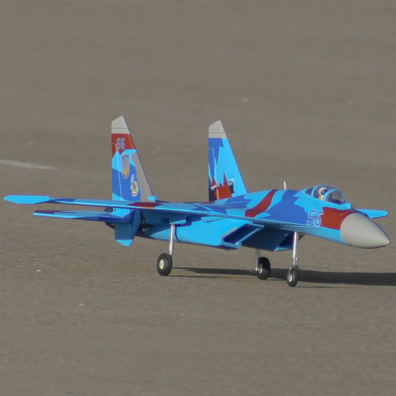 6CH FlyFans フランカー迷彩 SU-27 ツイン 64mm RC EDF ジェット