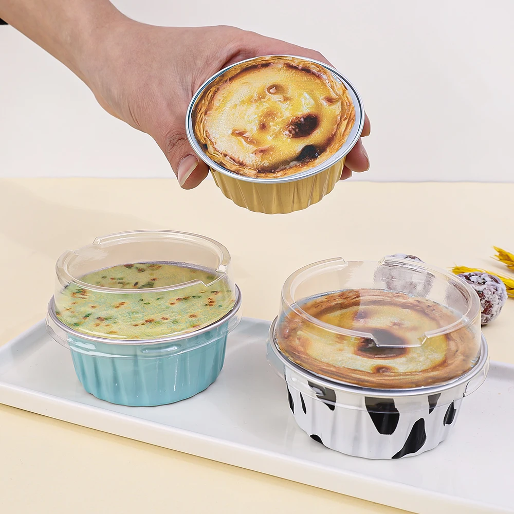 Aluminum Foil Baking Cup Disposable Foil Ramekin Dessert Container - China Foil  Baking Cup, Cupcake Holder Pan