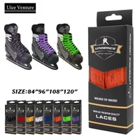 Ice Hockey Shoelaces 84/96/108/120in Box-Packed Ice Hockey Skate Laces  Dual Layer Braid Extra Reinforced Waxed Tip Shoelace 1