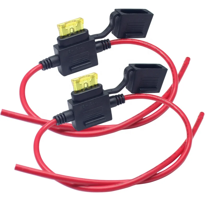 100A 12V 32V MAXI Blade Fuse 6 AWG 8AWG 10AWG 1015 600V Car Maxi Waterproof Fuse Cover Automobile Inline Holder