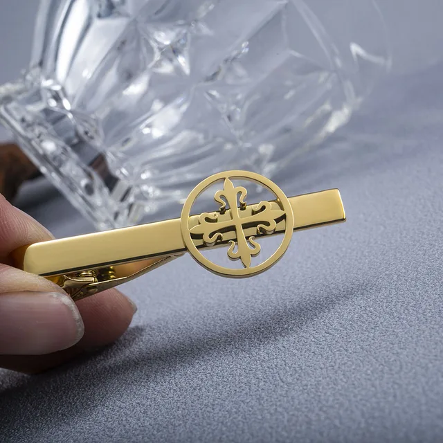 4 Stück Krawattenklammern Set - Elegante Krawattennadeln Für Herren