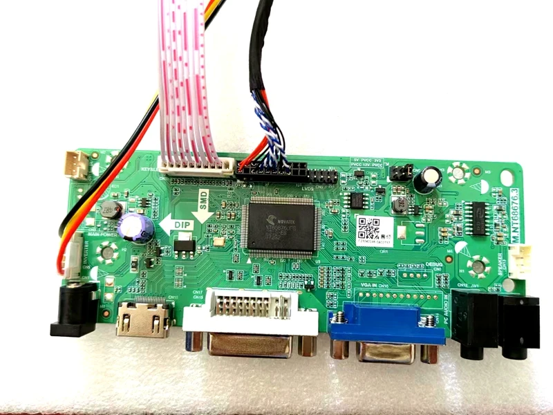 Yqwsyxl 제어 보드 모니터 키트 LQ150X1LHC3 B HDMI + DVI + VGA LCD LED 스크린 컨트롤러 보드 드라이버, LQ150X1LHC3 용