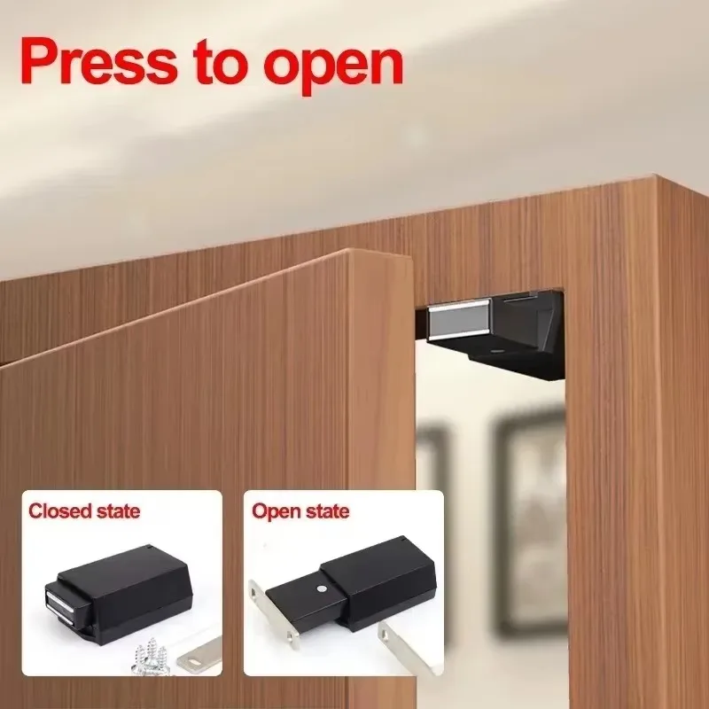 Cabinet Door Bouncer Magnetic Door Catches Wardrobe Stops Drawer Push Closer Cabinet Latch Catch Heavy Duty Closers 1/4sets magnetic cabinet catches door closer door catches magnetic cabinet latches cabinet door latch door stops cabinet door stop