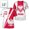 Poland Flag Graphic T Shirt For Men 3d Print Man Clothing Oversized Tees Top Fashion Casual Short Sleeve Blouse Harajuku Clothes 2
