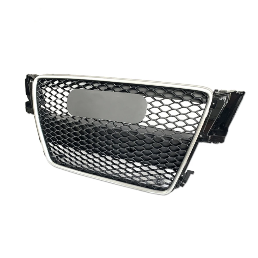 

Для RS5 Style Front Sport Hex Mesh Honeycomb Hood решетка глянцевый черный для Audi A5/S5 B8 2008 2009 2010 2011