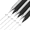 0.3 0.5 0.7mm Art Drawing Automatic Pencils Low Center of Gravity Retractable Nib Metal Mechanical Pencil with Gift Box Set 2