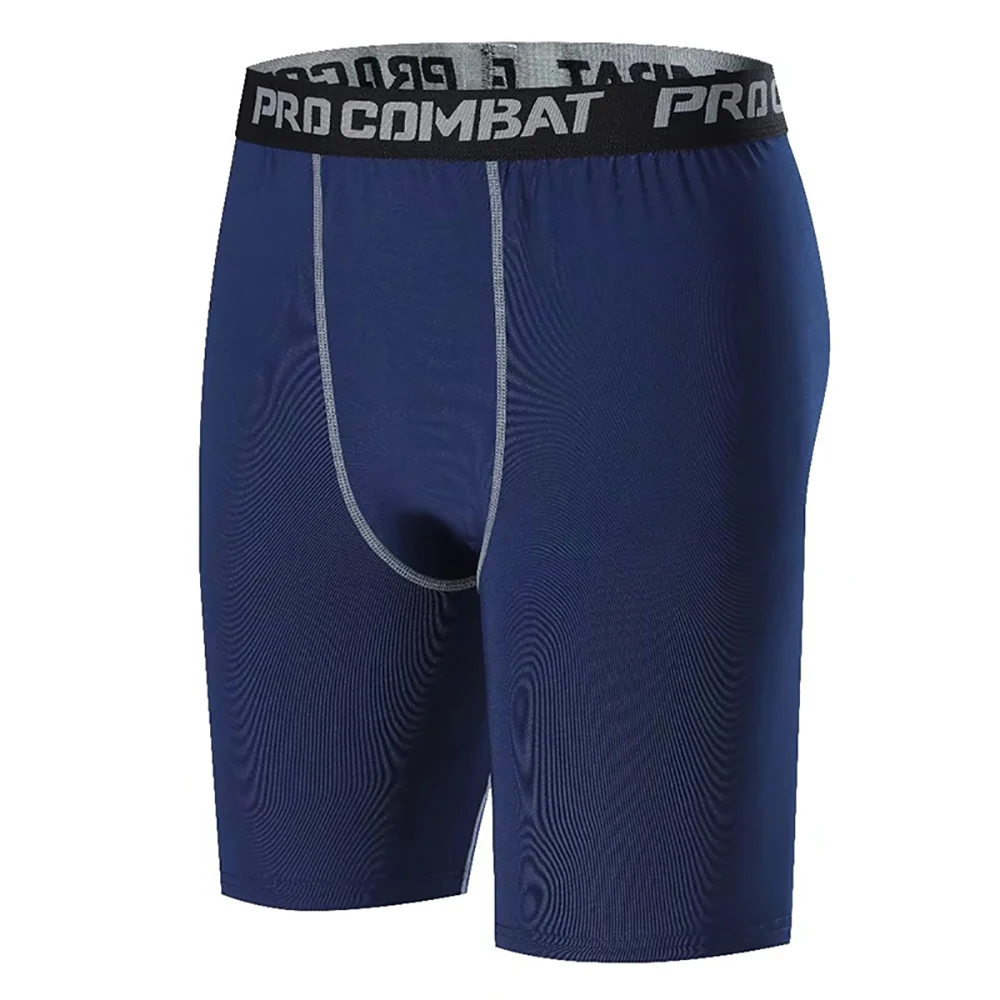 Men Running Marathon Compression Shorts Quick Dry Run Training Fitness Leggings Bodybuilding Tights Sports Men Gym Male