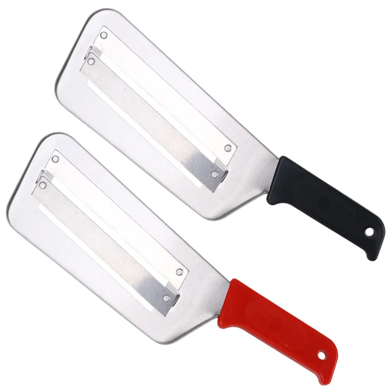 Wisboey 2 Pcs Trancheuse à LéGumes Double 2 Tranche Lame Couteau à Trancher  ÉChelle de Poisson Nettoyant Couteaux Chou Concombre Carotte Oignon  Trancheuse ÉPlucheur : : Cuisine et Maison