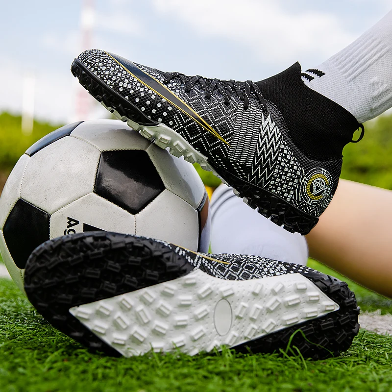 Turf Soccer Shoes Professional Studded Boots Men Non Slip Football Boots For Children Original Ag Tf Trainers Free Shipping 2024