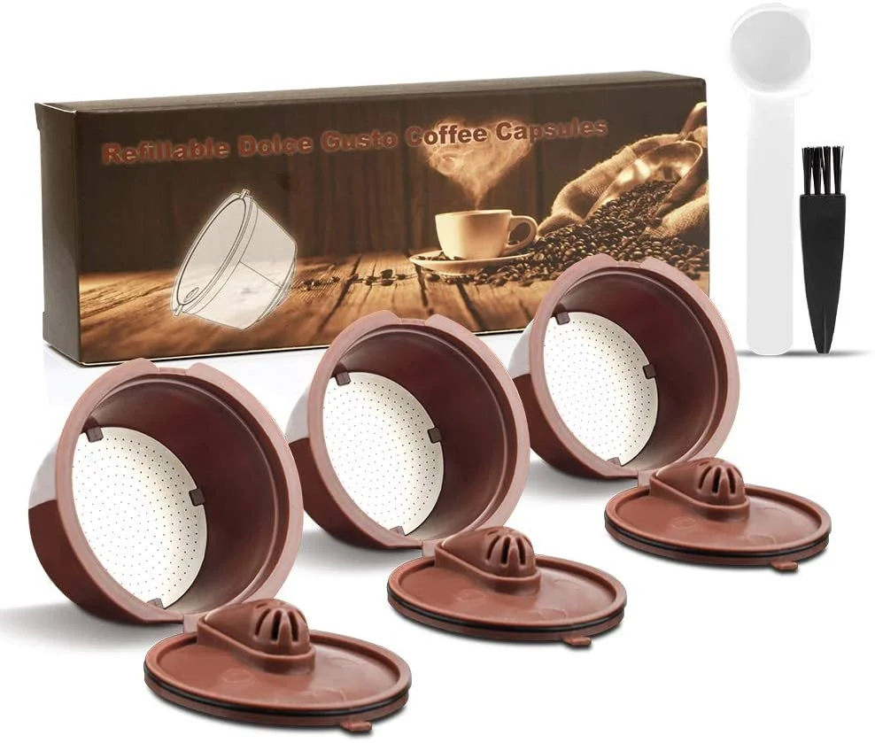 Icafilas Capsule Riutilizzabili Per Nescafe Dolce Gusto Filtri Per Caffè Tazza Cestini Riutilizzabili Dolci Gusto