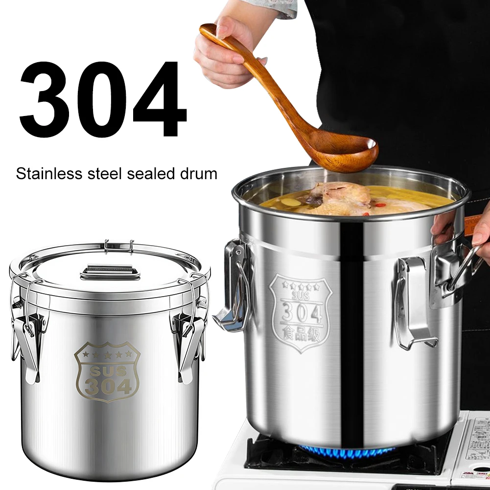 Stainless Steel Airtight Food Storage Canister