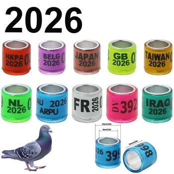 100-Piece Numbered Pigeon Leg Bands 1