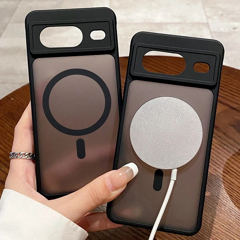 Matte Magnetic Acrylic Phone Case with Magsafe Wireless Charging Compatibility