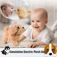 Realistic Plush Simulation Smart Dog Children Toy Can Walking And Call Electric Plush Robot Pet Dog Toddler Christmas Gift 4