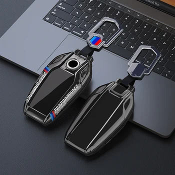 Cover chiate/telecomando ABS Display A LED Car Key Caso Della Copertura Per BMW 5 Serie 7 G12 G11 G30 G32 G31 i8 I12 I15 G01 X3 G02 X4 G05 X5 G07 X7 - 2022 di modo ABS Display A LED Car Key Caso Della Copertura Per BMW 5