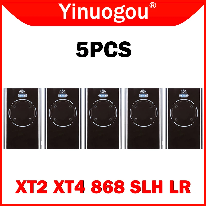

5 шт. XT2 XT4 868 SLH LR 787009 787010 дистанционное управление гаражной дверью 868 МГц с изменяющимся кодом, совместимым с TML2 TML4 DL2 DL4 T2 T4 SLH