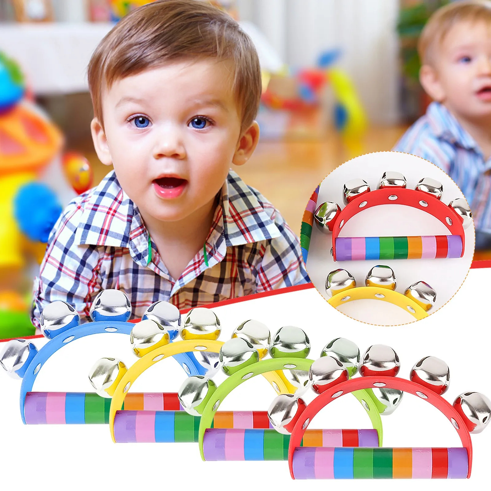 New Baby Children's Educational Game Family Puzzle Toys Rainbow Musical