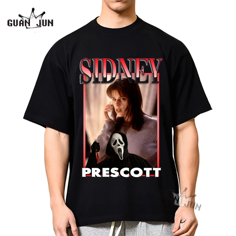 Scream Sidney Prescott Cotton Shirts Cotton Tshirt Cotton Tops Cotton Tees Shirts